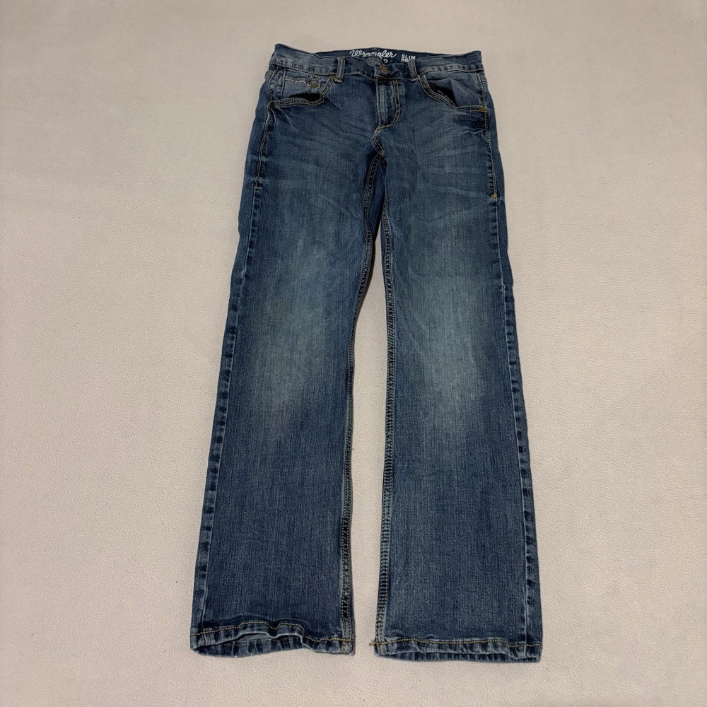 Wrangler Retro Slim Boot Jeans Mens 30x30 Medium Wash Denim Rodeo Cowboy Western